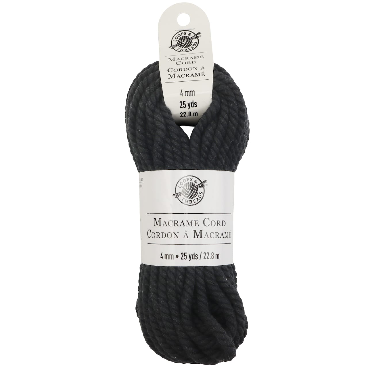 12 Pack: Macramé Cotton Cord by Loops & Threads®, 25yd.